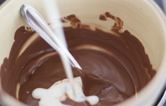 cách làm kem socola