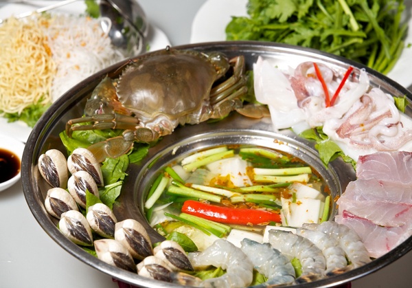 cách nấu lẩu Thái hải sản