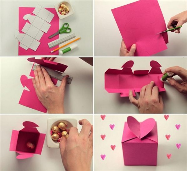 Cách làm hộp quà bằng giấy đơn giản và đáng yêu.
