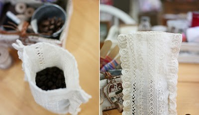 Cách làm túi thơm mùi cafe vô cùng đơn giản và dễ thương
