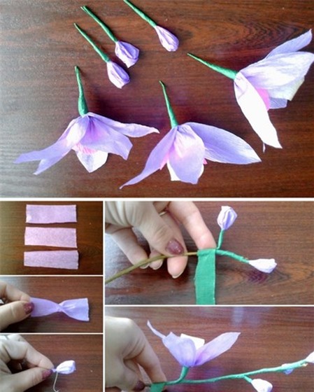Cách làm hoa phong lan bằng giấy cực đơn giản mà lại cực đẹp.