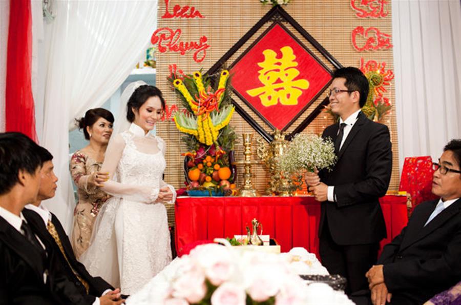 Những phong tục tập quán trong ngày cưới xin của người Việt Nam.