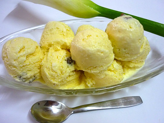 Cách làm kem đậu xanh sầu riêng
