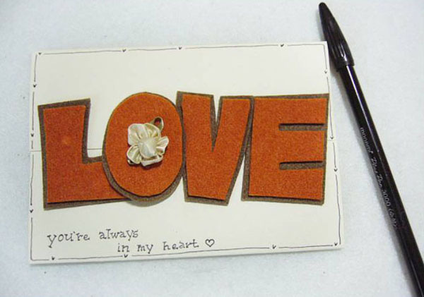 Cách làm thiệp khóa chữ love độc đáo cho ngày Valentine