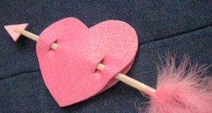 Cách làm thiệp trái tim có mũi tên thần Cupid dành tặng nhau trong ngày Valentine