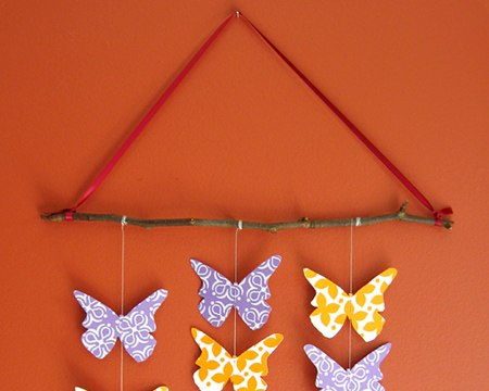Cách làm đàn bướm trang trí cho căn phòng để đón Tết