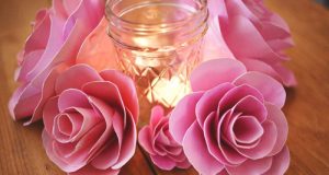 Hướng dẫn làm hoa hồng giấy để trang cho căn nhà thân yêu