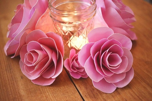 Hướng dẫn làm hoa hồng giấy để trang cho căn nhà thân yêu