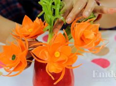 Cách tỉa hoa cà rốt đẹp lung linh
