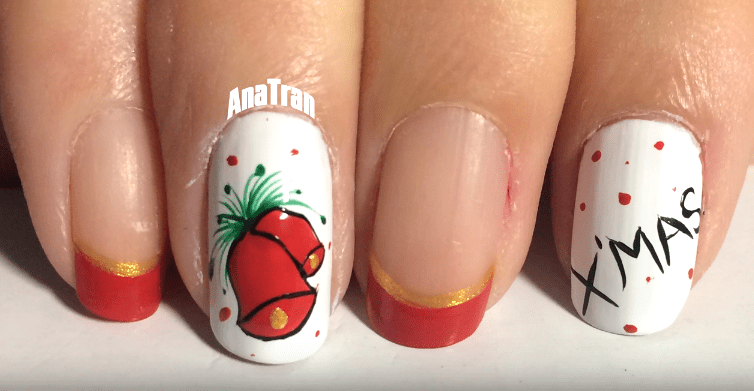 Hướng dẫn vẽ nail đẹp cho mùa Giáng Sinh