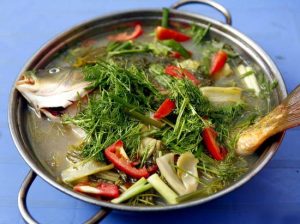 Cách nấu món cá chép om dưa cải