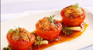 Cách làm món tôm rán sốt nấm cà chua