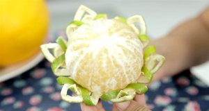 Cách tỉa quýt trang trí đĩa hoa quả cho ngày Tết