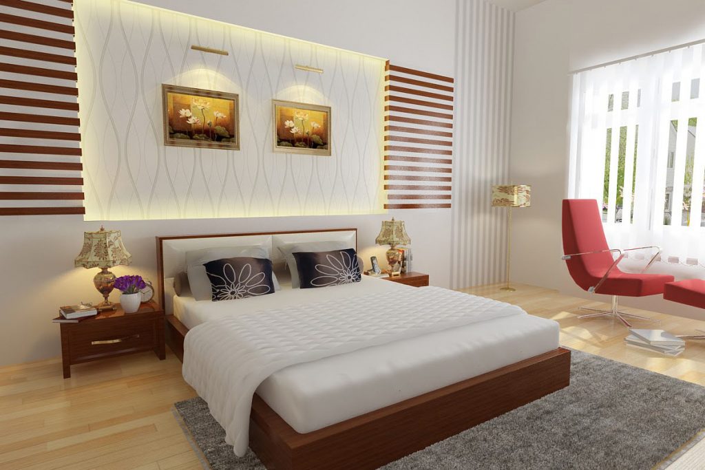 Thiết kế và trang trí phòng ngủ hợp phong thủy cho người tuổi Bính Ngọ 1966.