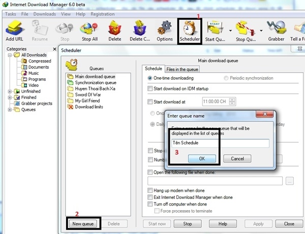 Mẹo hẹn giờ tắt máy khi download xong bằng IDM Internet Download Manager