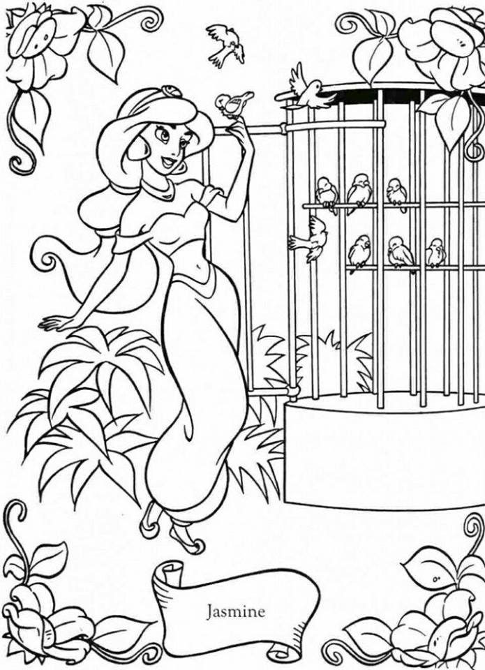 Trọn bộ 60 tranh tô màu công chúa trong truyện cổ tích hấp dẫn giúp bé tha hồ sáng tạo