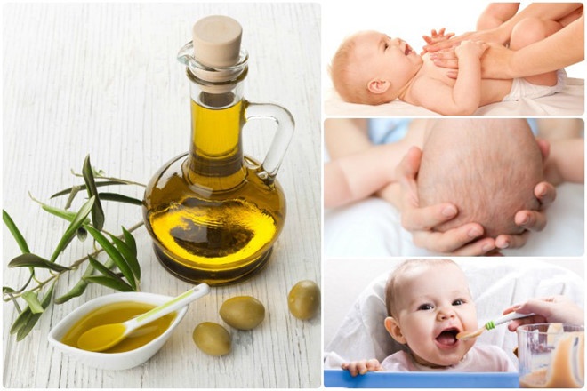 Nên hay không massage cho trẻ sơ sinh bằng dầu oliu