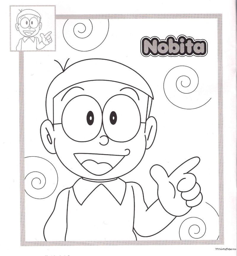 hình tô màu Nobitahình tô màu Nobita