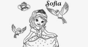 Tuyển tập 40 hình tô màu công chúa Sofia đẹp nhất làm bé mê mẩn