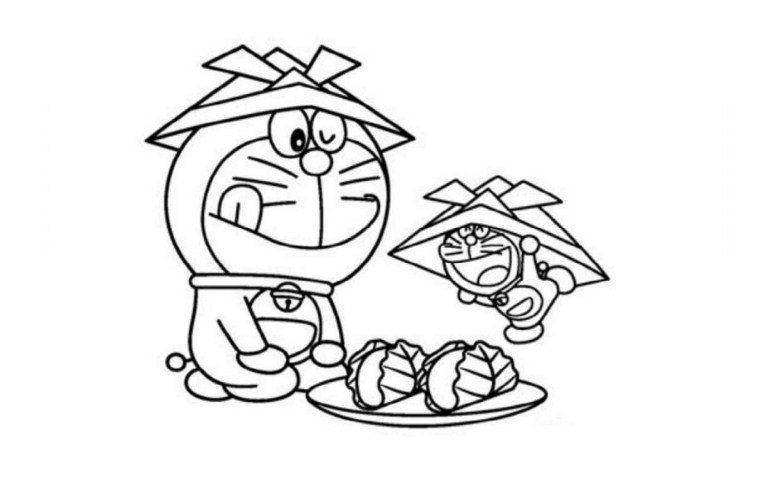 Trọn bộ 40 tranh tô màu Doraemon hấp dẫn nhất giúp bé giải trí hiệu quả