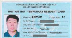 đăng ký tạm trú cho người nước ngoài